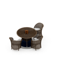 isometrische tafel reeks 3d geven png