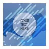 Blue and Offwhite colour background with typography vector