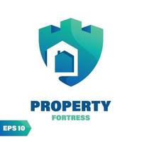 Property Fortress Logo vector