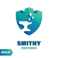 Smithy Fortress Logo vector