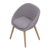 Isometric Chair 3D isolated rendering png