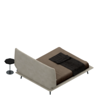 isometrisches schlafzimmer 3d rendern png