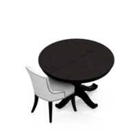 render 3d de mesa isométrica png