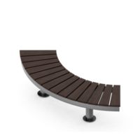 banc isométrique rendu 3d png