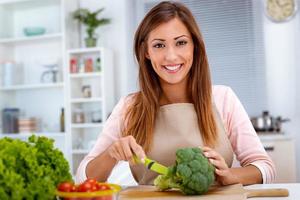 She Enjoys Healthy Eating photo