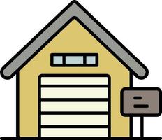 garage color icon vector