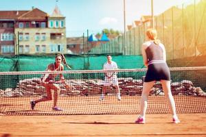 Friends On Tennis Training photo