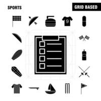 Sports Solid Glyph Icon for Web Print and Mobile UXUI Kit Such as Bottle Energy Green Drink Fencing Sport Sword Energy Pictogram Pack Vector