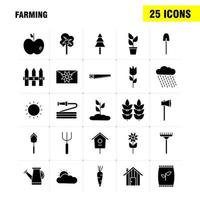 Farming Solid Glyph Icon for Web Print and Mobile UXUI Kit Such as Bag Grain Rice Sack Wheat Letter Massage Paper Pictogram Pack Vector