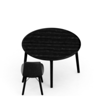 chaise isométrique rendu isolé 3d png