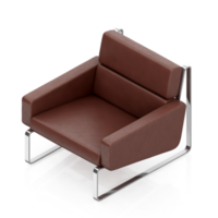 Isometric Armchair Isolated 3D render png