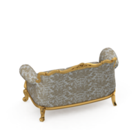 sillón isométrico aislado 3d render png