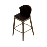 chaise isométrique rendu isolé 3d png