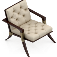 sillón isométrico aislado 3d render png