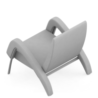 sillón isométrico aislado 3d render png