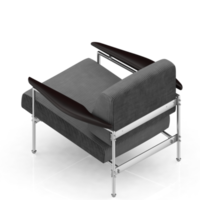 sillón isométrico aislado 3d render png