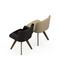 Isometric Chair 3D isolated rendering png