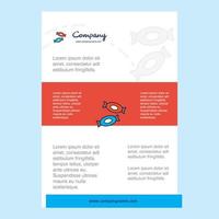 Template layout for Candy comany profile annual report presentations leaflet Brochure Vector Background