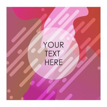 Red and White mix color background with typography vector