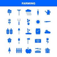 Farming Solid Glyph Icon for Web Print and Mobile UXUI Kit Such as Bag Grain Rice Sack Wheat Letter Massage Paper Pictogram Pack Vector