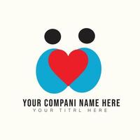 charity love logo vector free
