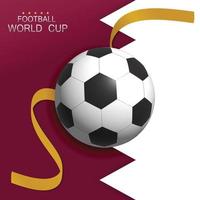 vector de fútbol 3d de copa mundial gratis