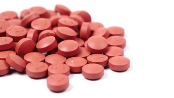 Close up of ibuprofen pills video