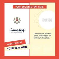 Location setting Company Brochure Template Vector Busienss Template