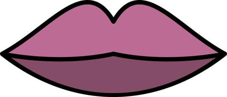 lips color icon vector