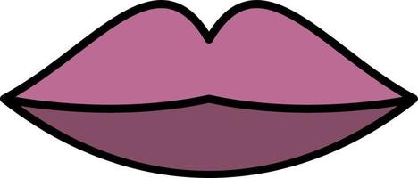 lips color icon vector