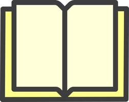 book color icon vector
