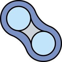 mitosis icon color icon vector