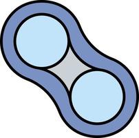 mitosis icon color icon vector