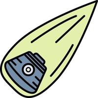 lander, space color icon vector