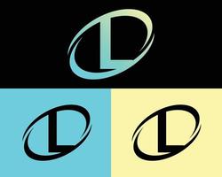 Creative letter L logo design template vector