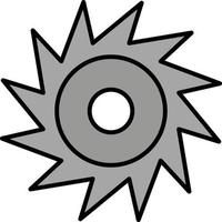 saw, blade color icon vector