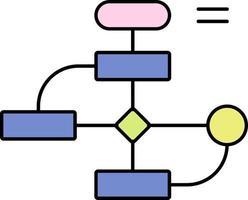 design, development, diagram color icon vector