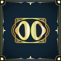 Initial letter OO royal luxury logo template vector