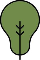 leaf color icon vector