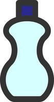 bottle color icon vector