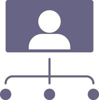 business, hierarchy color icon vector