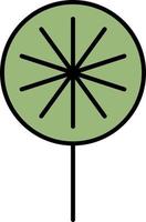leaf color icon vector