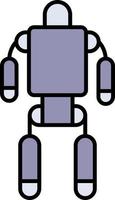 exoskeleton, robot, space color icon vector