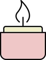 candle color icon vector