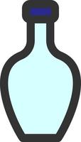 bottle color icon vector