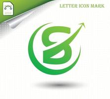 Abstract letter S logo design template vector