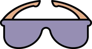 glasses color icon vector