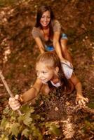 Fun In The Autumn Forest photo