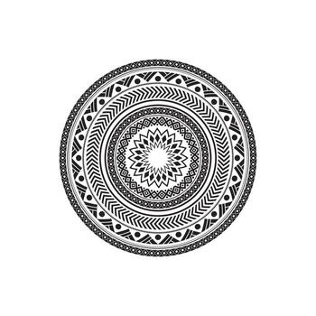 Circular pattern in form of mandala illustration vector
