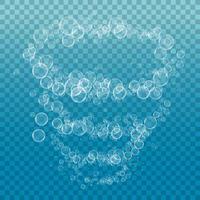 Bubble water vector illustration